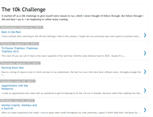 Tablet Screenshot of my10kchallenge.blogspot.com