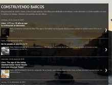 Tablet Screenshot of construyendo-barcos.blogspot.com
