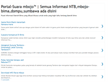 Tablet Screenshot of portal-mbojo.blogspot.com