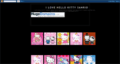 Desktop Screenshot of hello-kitty-sanrio-hi5.blogspot.com