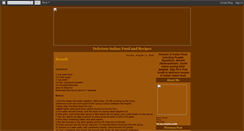 Desktop Screenshot of indian-food.blogspot.com
