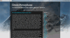Desktop Screenshot of greenpersephone.blogspot.com