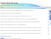 Tablet Screenshot of digitalbeatrecords.blogspot.com