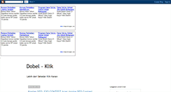 Desktop Screenshot of dobel-klik.blogspot.com