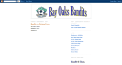 Desktop Screenshot of bayoaksbandits.blogspot.com