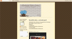 Desktop Screenshot of absolutelycake-a-licious.blogspot.com