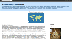 Desktop Screenshot of humanismoygobernanza.blogspot.com