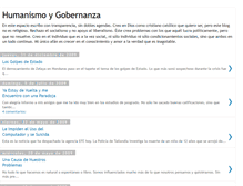 Tablet Screenshot of humanismoygobernanza.blogspot.com