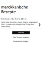 Mobile Screenshot of marokkanischerezepte.blogspot.com