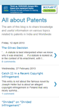 Mobile Screenshot of patentsind.blogspot.com