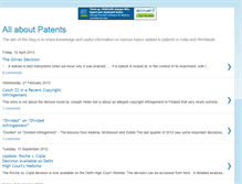 Tablet Screenshot of patentsind.blogspot.com