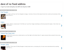 Tablet Screenshot of daveofnofixedaddress.blogspot.com