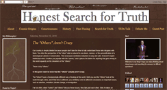 Desktop Screenshot of honestsearchfortruth.blogspot.com