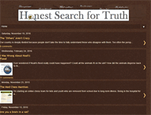 Tablet Screenshot of honestsearchfortruth.blogspot.com