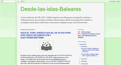 Desktop Screenshot of desde-las-islas-baleares.blogspot.com