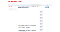 Desktop Screenshot of haqnaseer.blogspot.com