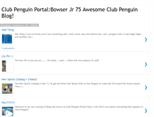 Tablet Screenshot of clubpenguinportal.blogspot.com
