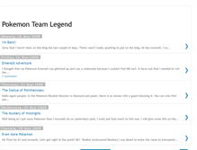 Tablet Screenshot of pokemonteamlegend.blogspot.com