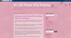 Desktop Screenshot of makingwigs.blogspot.com