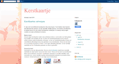 Desktop Screenshot of kerstkaartje.blogspot.com