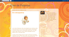 Desktop Screenshot of potedepalavras.blogspot.com