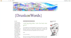 Desktop Screenshot of drunk0nw0rds.blogspot.com