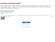 Tablet Screenshot of friendsofgraftonpond.blogspot.com