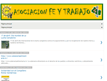 Tablet Screenshot of feytrabajo.blogspot.com