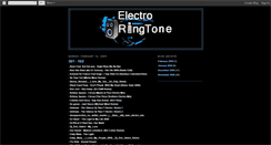 Desktop Screenshot of electro-ringtone.blogspot.com