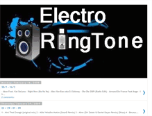 Tablet Screenshot of electro-ringtone.blogspot.com