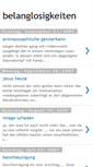 Mobile Screenshot of belanglosigkeiten.blogspot.com
