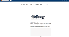 Desktop Screenshot of popularinternetstories.blogspot.com