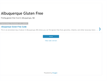 Tablet Screenshot of albuquerqueglutenfree.blogspot.com