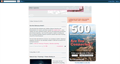Desktop Screenshot of otherspaces.blogspot.com