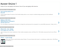 Tablet Screenshot of muneeronline.blogspot.com