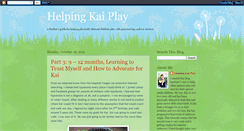 Desktop Screenshot of helpingkaiplay.blogspot.com