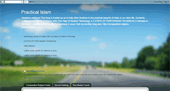 Desktop Screenshot of practical-islam.blogspot.com