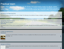 Tablet Screenshot of practical-islam.blogspot.com