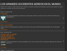 Tablet Screenshot of grandesaccidentesaereos.blogspot.com