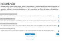 Tablet Screenshot of hitchenswatch.blogspot.com