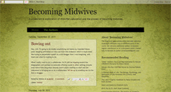 Desktop Screenshot of becomingmidwives.blogspot.com
