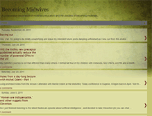 Tablet Screenshot of becomingmidwives.blogspot.com