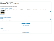 Tablet Screenshot of nissan-terrano.blogspot.com