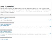 Tablet Screenshot of debtreliefgeezer.blogspot.com