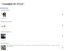 Tablet Screenshot of chamberofstyle.blogspot.com