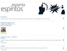 Tablet Screenshot of espantaosespiritos.blogspot.com