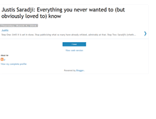 Tablet Screenshot of justissaradji.blogspot.com