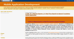 Desktop Screenshot of mobile-application-developement.blogspot.com