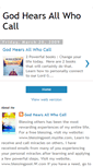 Mobile Screenshot of godhearsallwhocall.blogspot.com