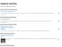 Tablet Screenshot of dimensikontra.blogspot.com